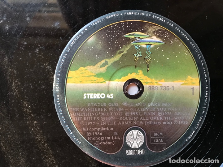Discos de vinilo: Statu Quo. Quo cake mix - Foto 3
