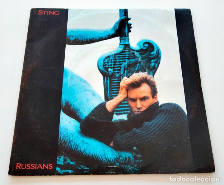 Discos de vinilo: VINILO SINGLE DE STING. RUSSIANS. 1985. - Foto 1