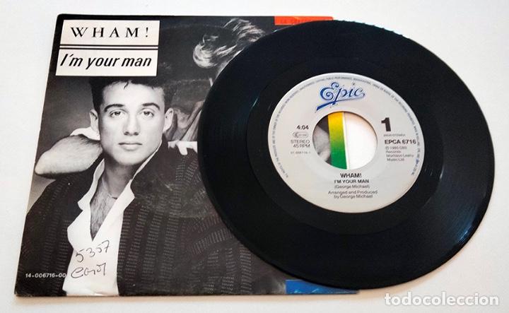 Discos de vinilo: VINILO SINGLE DE WHAM!. IM YOUR MAN. 1985. - Foto 3