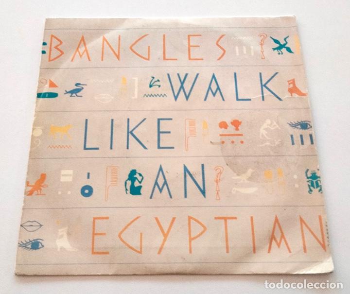 Discos de vinilo: VINILO SINGLE DE BANGLES. WALK LIKE AND EGYPTIAN. 1986. - Foto 1