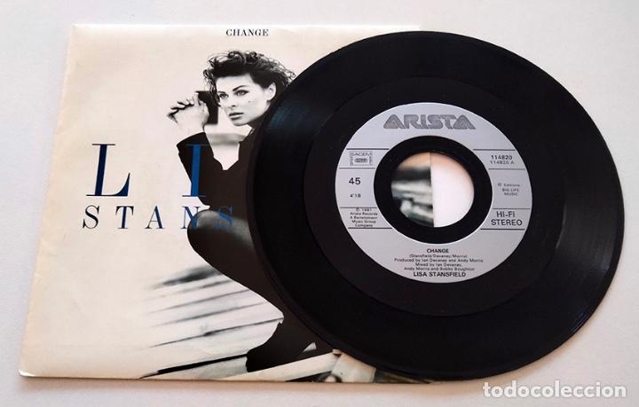 Discos de vinilo: VINILO SINGLE DE LISA STANSFIELD. CHANGE. 1991. - Foto 3
