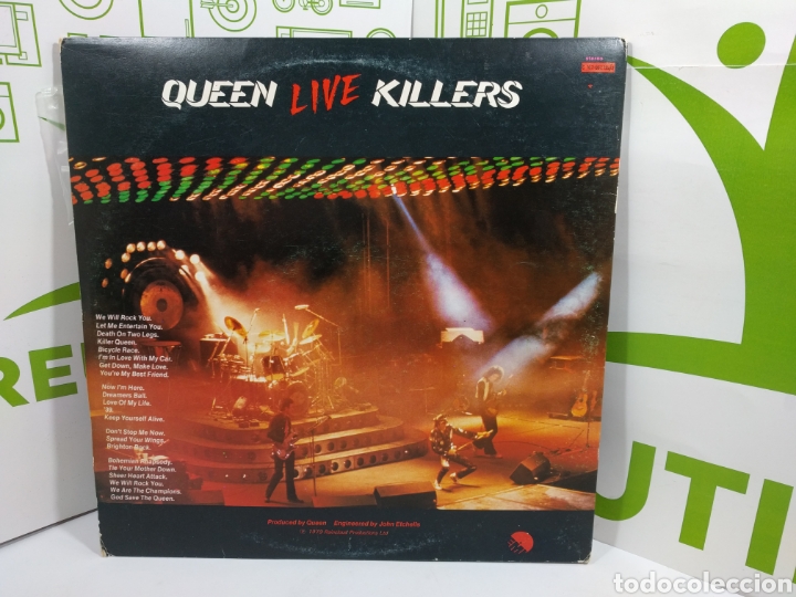Discos de vinilo: Queen live Killers. 1979. Doble LP. - Foto 2