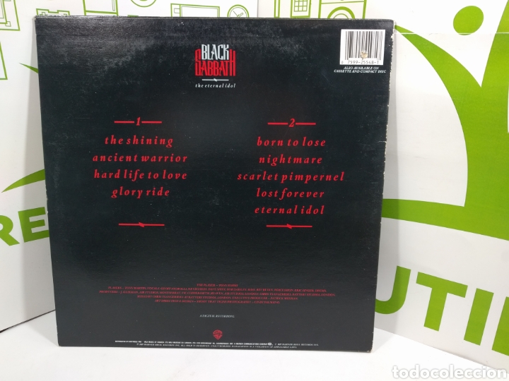 Discos de vinilo: Black Sabbath. The eternal idol.1987 LP. - Foto 2