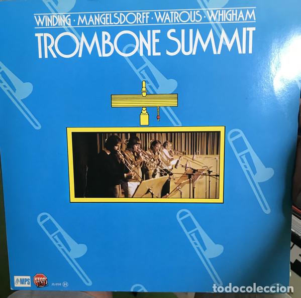 Discos de vinilo: V/A: &rdquo;TROMBONE SUMMIT&rdquo; LP VINILO 1982 JAZZ - KAI WINDING - Foto 1