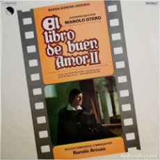 Discos de vinilo: RAMÓN ARCUSA, MANOLO OTERO - EL LIBRO DE BUEN AMOR II, BSO - LP PROMO SPAIN 1976 - EMI 1J062-97776