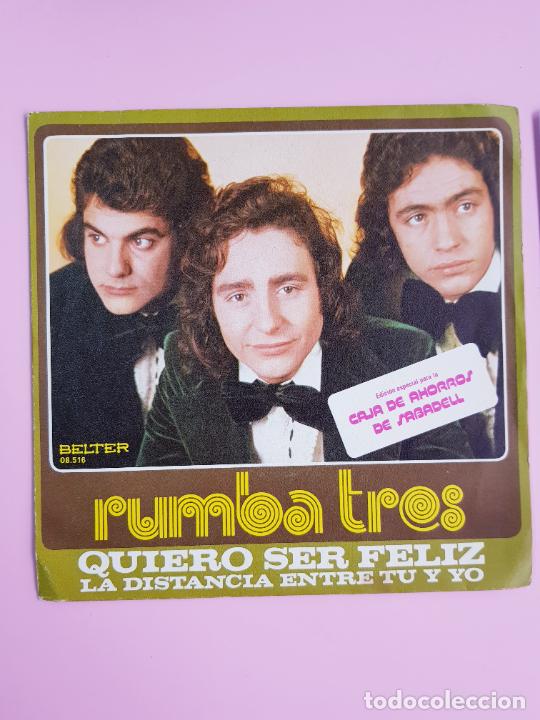 Discos de vinilo: DISCO-SINGLE-VINILO-rUMBA TRES-QUIERO SER FELÍZ-BELTER-1975-COLECCIONISTAS - Foto 8 - 303053243