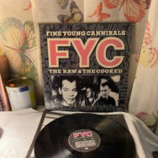 Discos de vinilo: FINE YOUNG CANNIBALS - THE RAW & THE COOKED LP. Lote 303055263