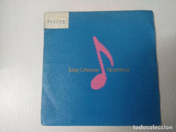 Discos de vinilo: KING CRIMSON/HEARTBEAT/SINGLE. - Foto 1