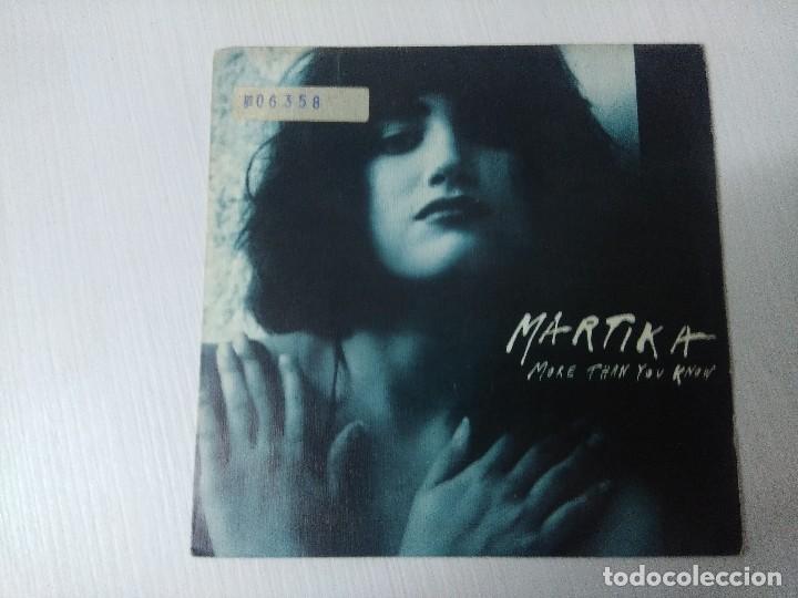 Discos de vinilo: MARTIKA/MORE THAN YOU KNOW/SINGLE PROMOCIONAL. - Foto 1