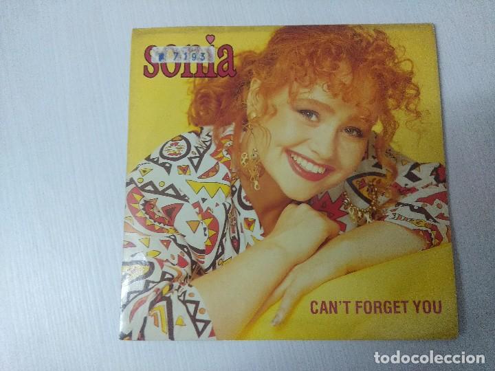 Discos de vinilo: SONIA/CANT FORGET YOU/SINGLE. - Foto 1
