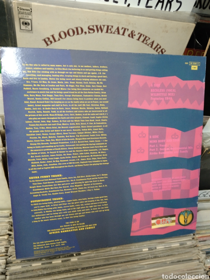 Discos de vinilo: Afrika bambaataa & family reckless - Foto 2