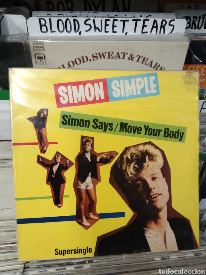 Discos de vinilo: Sim&oacute;n simple Simon says move your body - Foto 1
