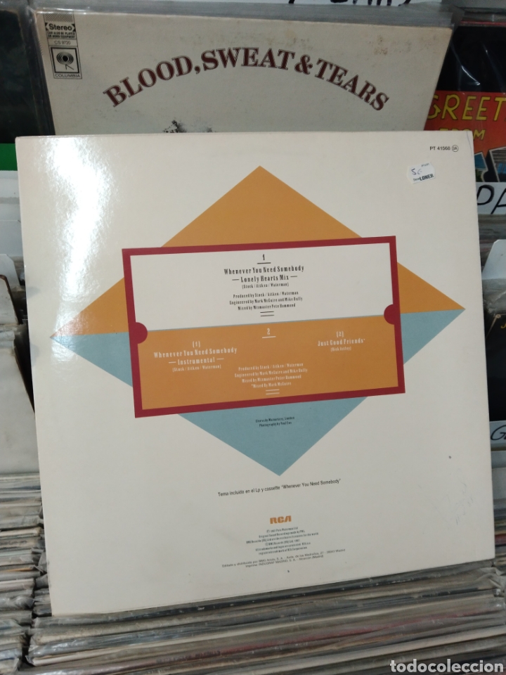 Discos de vinilo: Rick astley whenever you need somebody - Foto 2