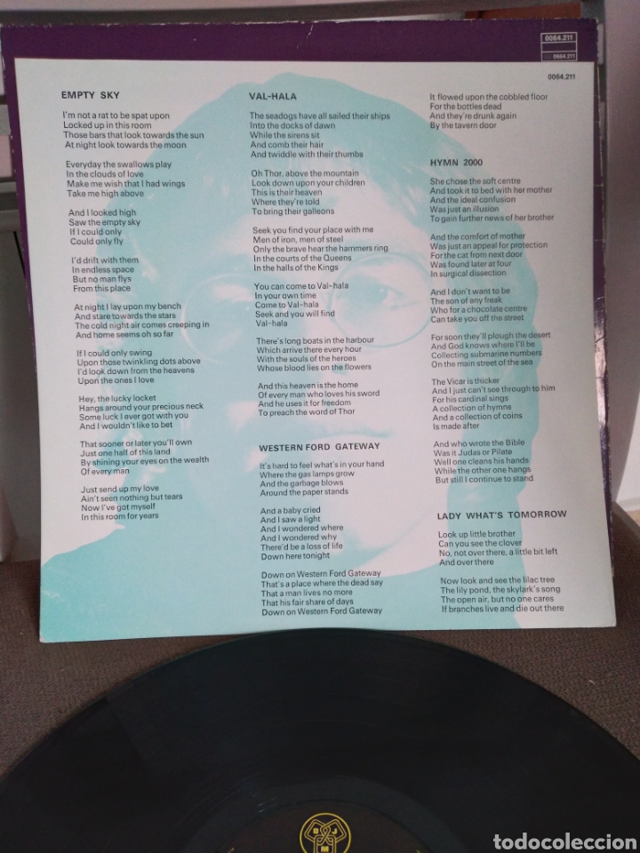 Discos de vinilo: Vinilo- ELTON JOHN &rdquo;EMPTY SKY&rdquo; GERM - Foto 3