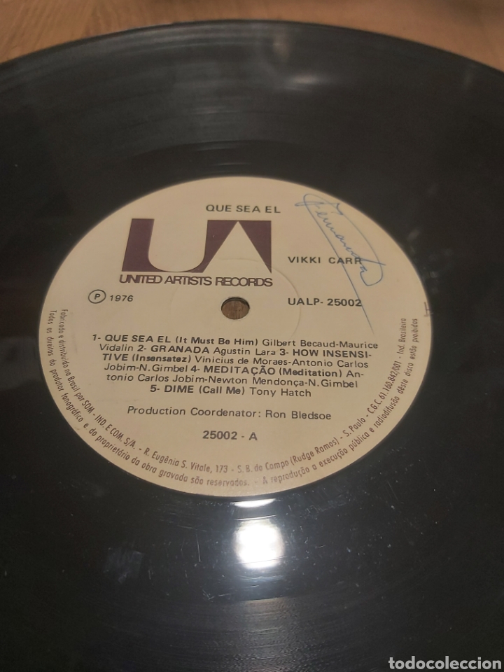 Discos de vinilo: 1975 LP VIKKI CARR. QUE SEA EL - Foto 4