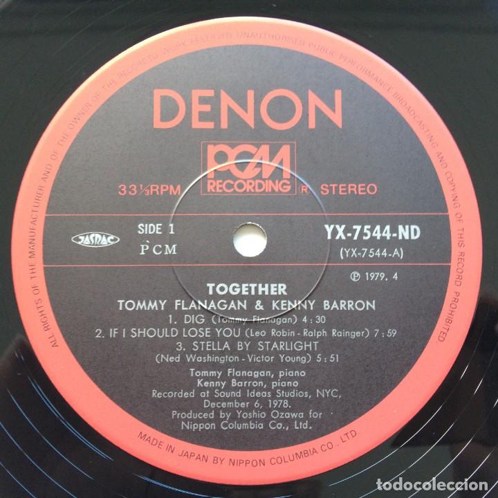 Discos de vinilo: Tommy Flanagan & Kenny Barron ‎– Together , Japan 1979 Denon - Foto 4 - 303169993