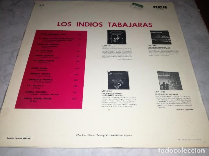 Discos de vinilo: LOS INDIOS TABAJARAS-ORIGINAL ESPA&Ntilde;OL 1967 - Foto 2