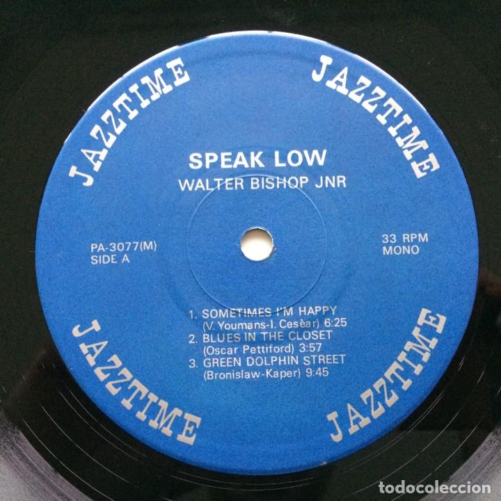 Discos de vinilo: Walter Bishop Jr. Trio - Speak Low , Japan 1975 Jazztime - Foto 5 - 303181608