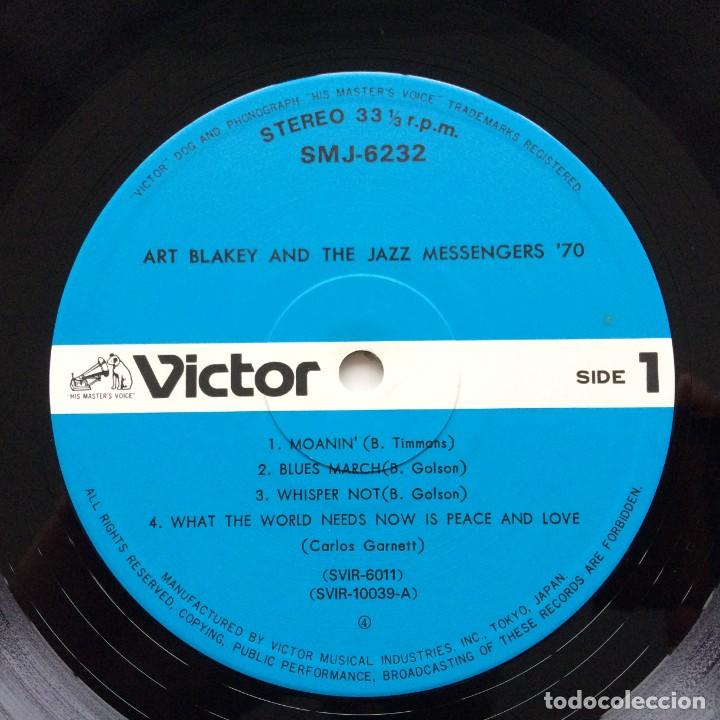 Discos de vinilo: Art Blakey & The Jazz Messengers ‎– Jazz Messengers 70 , Japan 1978 JVC - Foto 5 - 303184658