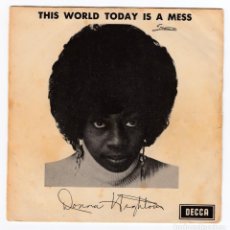 Discos de vinilo: DONNA HIGHTOWER - THIS WORLD TODAY IS A MESS - DECCA 1972. Lote 303198413
