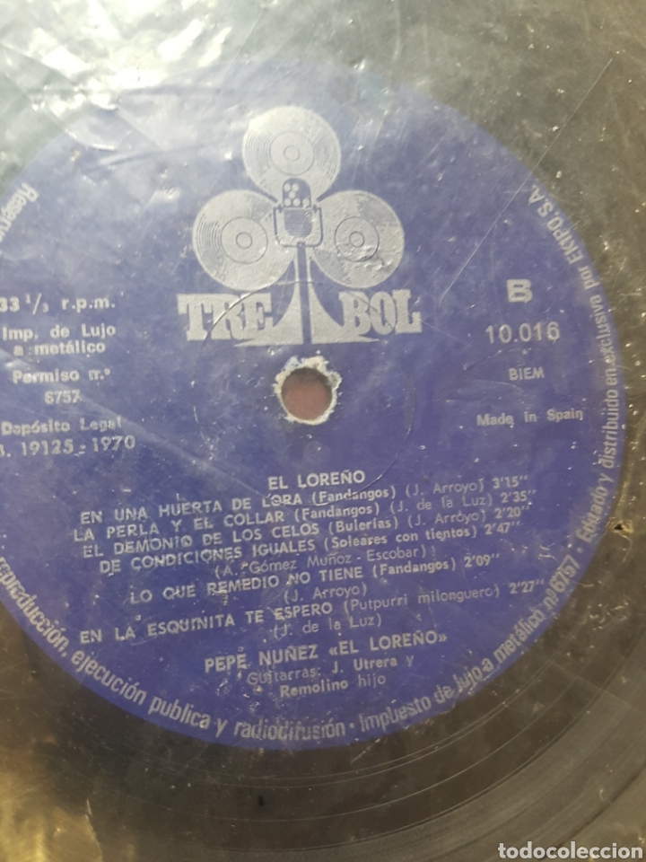 Discos de vinilo: PEPE NU&Ntilde;EZ EL LORE&Ntilde;O VIKILO - Foto 2