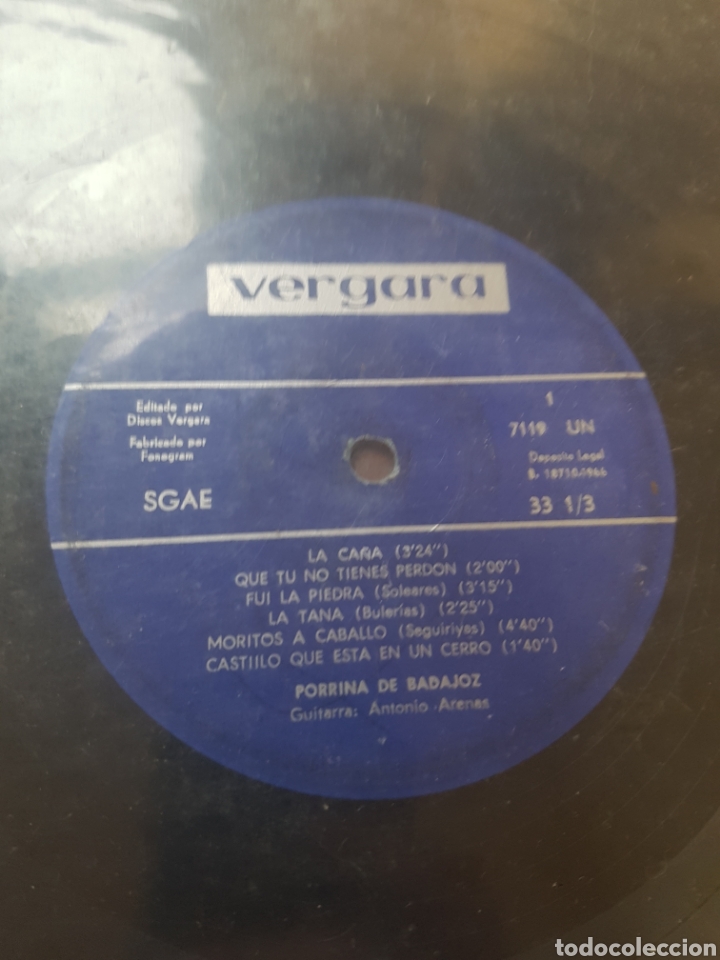 Discos de vinilo: PORRINA DE BADAJOZ VINILO - Foto 2