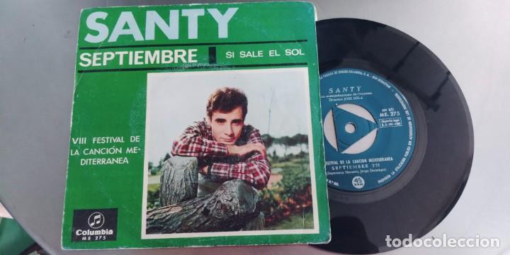Discos de vinilo: SANTY-SINGLE SEPTIEMBRE - Foto 1