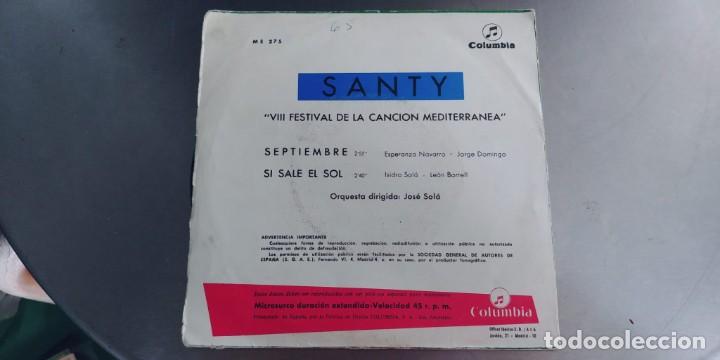 Discos de vinilo: SANTY-SINGLE SEPTIEMBRE - Foto 2