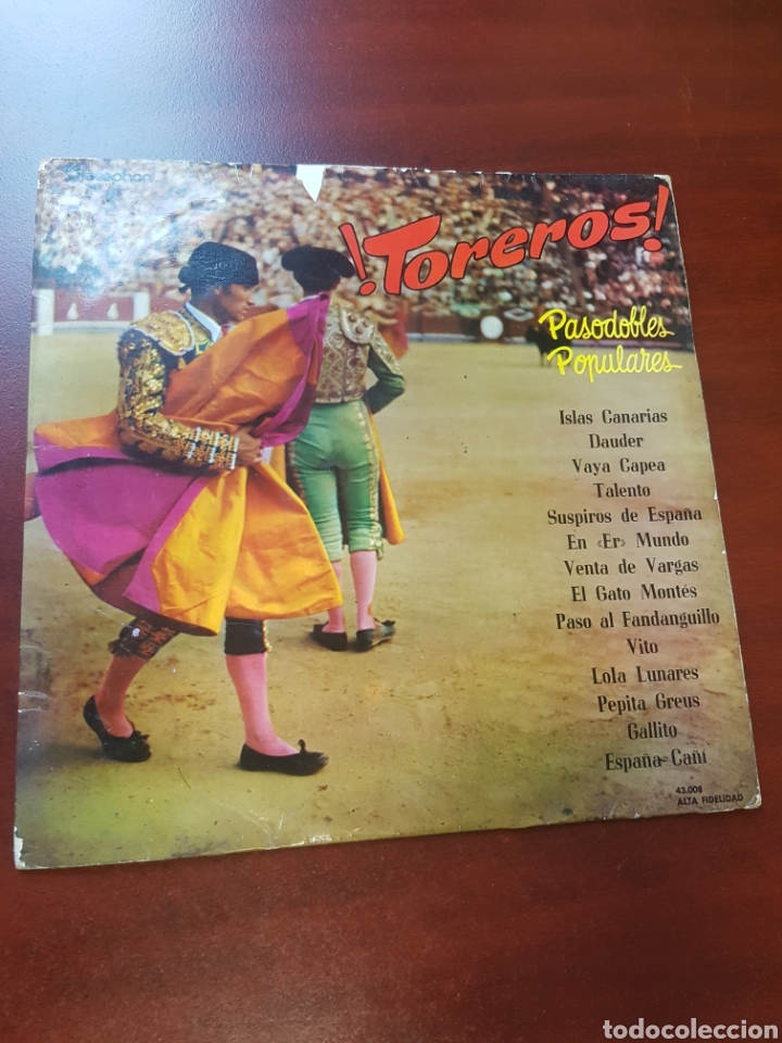 Dischi in vinile: &iexcl;TOREROS! PASODOBLES POPULARES VINILO