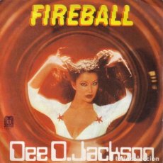 Discos de vinilo: DEE D. JACKSON - FIREBALL / FALLING INTO SPACE - SINGLE 1979. Lote 303255003
