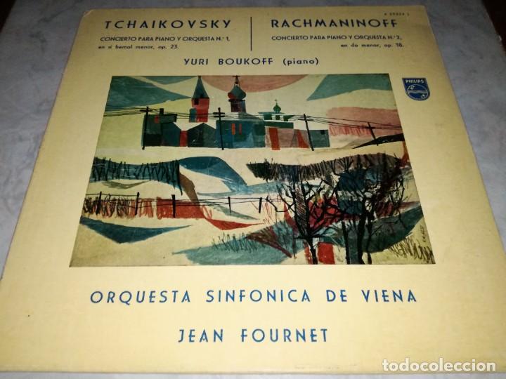 Discos de vinilo: TCHAIKOVSKY-RACHMANINOFF-YURI BOUKOFF-ORIGINAL ESPA&Ntilde;OL 1960-RARO