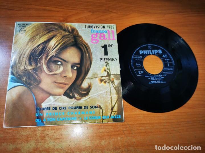 Discos de vinilo: FRANCE GALL Poupee de cire EP VINILO 1965 ESPAÑA EUROVISION 1965 GAINSBOURG - Foto 1 - 303284848