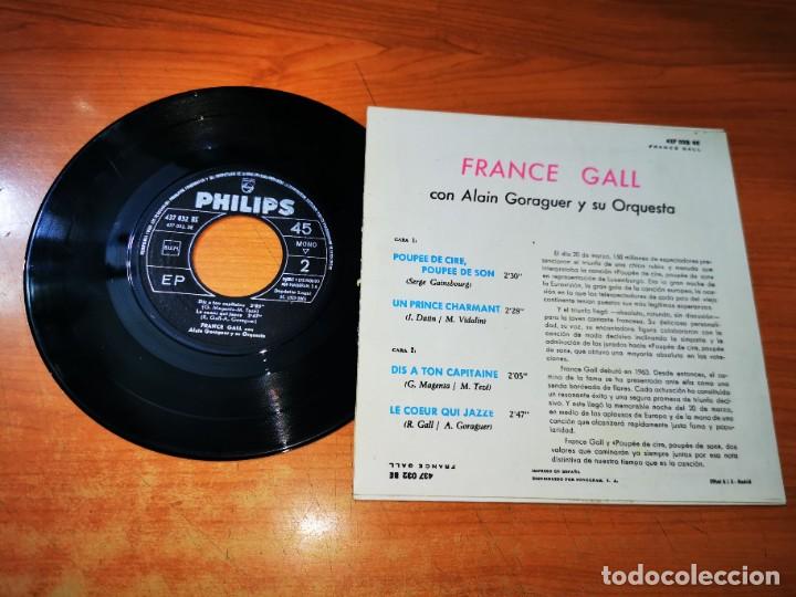 Discos de vinilo: FRANCE GALL Poupee de cire EP VINILO 1965 ESPAÑA EUROVISION 1965 GAINSBOURG - Foto 2 - 303284848