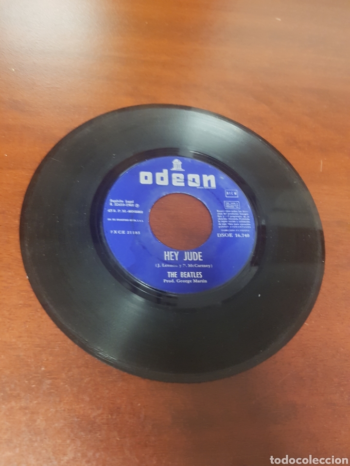 Discos de vinilo: THE BEATLES SINGLE HEY JUDE REVOLUTION ODEON - Foto 1
