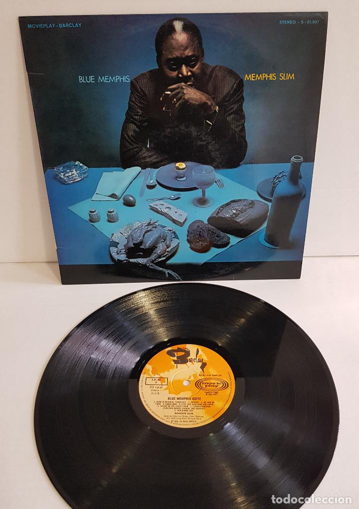 Discos de vinilo: MEMPHIS SLIM - BLUE MEMPHIS SUITE - Foto 1