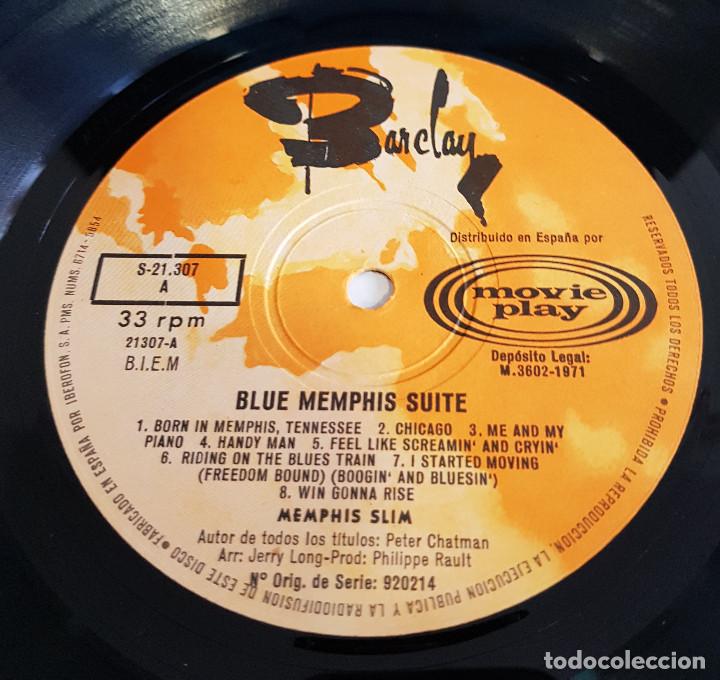 Discos de vinilo: MEMPHIS SLIM - BLUE MEMPHIS SUITE - Foto 2