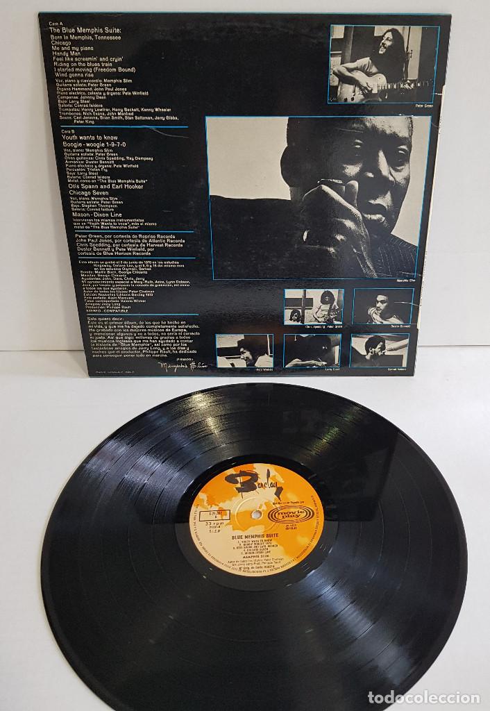 Discos de vinilo: MEMPHIS SLIM - BLUE MEMPHIS SUITE - Foto 3