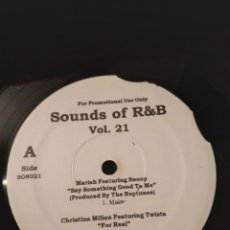 Discos de vinilo: VINILO PROMOCIONAL SOUNDS OF R&B VOL.21 US. Lote 303321953