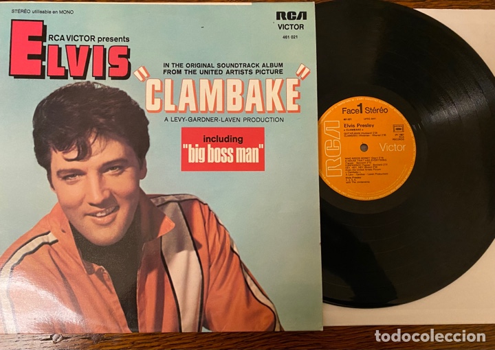 Discos de vinilo: ELVIS &acute;Clambake&acute;BSO Raro - Foto 1