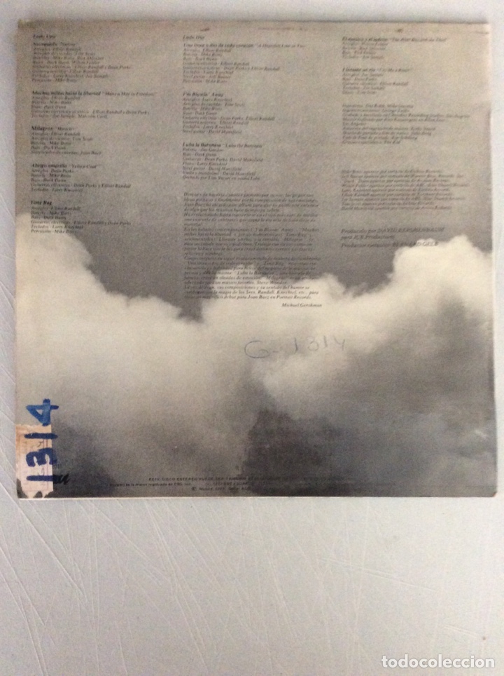 Discos de vinilo: Joan Baez. Blowin&rsquo; away - Foto 2