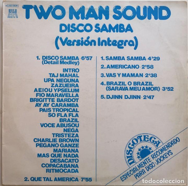 Discos de vinilo: Two Man Sound, Disco Samba (Versi&oacute;n Integra), Reflejo 10C 062-060241 - Foto 1