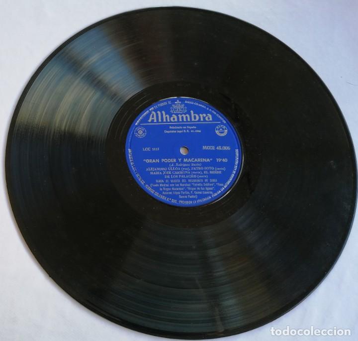 Discos de vinilo: Gran Poder Y Macarena, Alhambra CP 9165, MCCE 45.006 - Foto 11