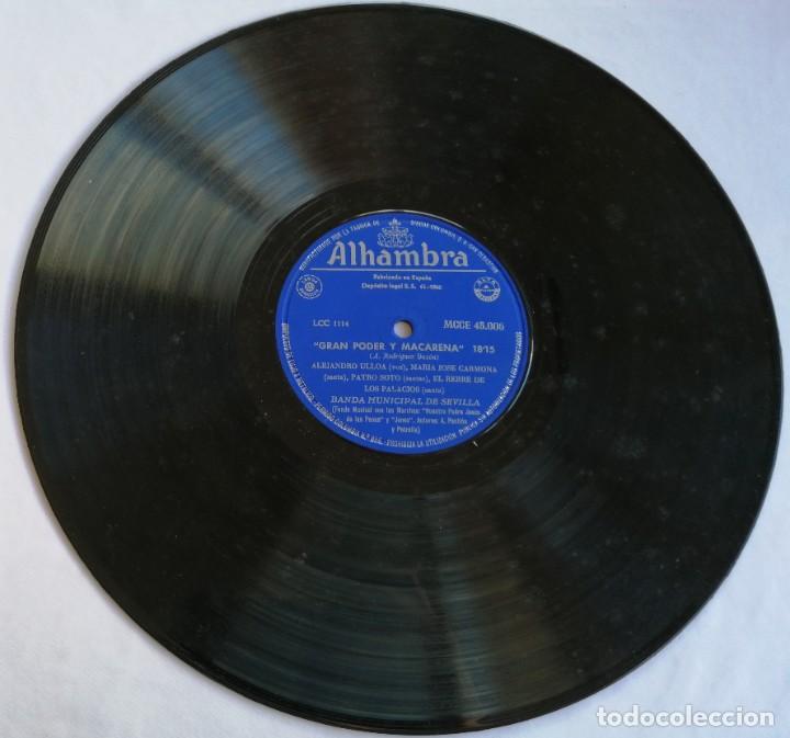 Discos de vinilo: Gran Poder Y Macarena, Alhambra CP 9165, MCCE 45.006 - Foto 12
