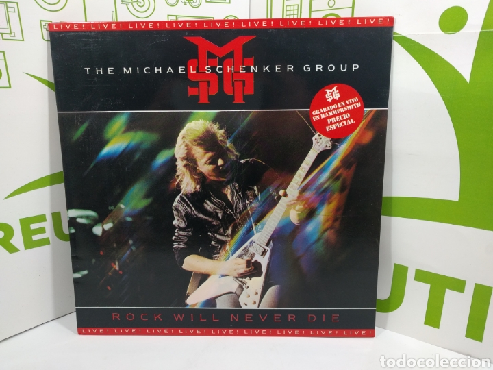 Discos de vinilo: The Michael Schenker Group. Rock Will Nevera Die. LP.1984. - Foto 1