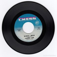 Discos de vinilo: LAURA LEE - DIRTY MAN / IT'S MIGHTY HARD - CHESS USA 197. Lote 303368103