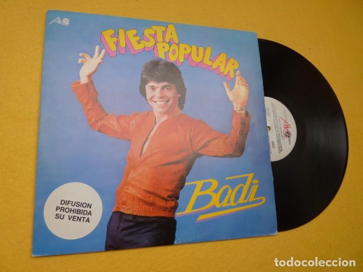 Disques de vinyle: LP BADI - Fiesta Popular - ARGENTINA Press - TLP 40159 - PROMO (EX+/M-) 5