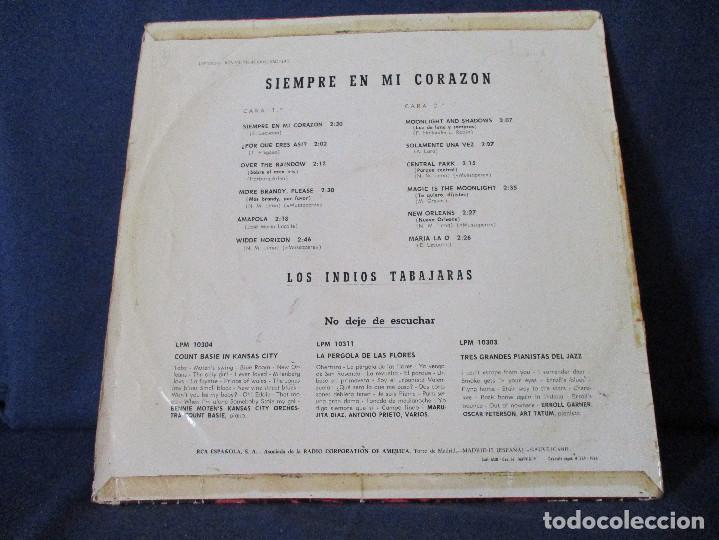 Discos de vinilo: VINILO - LOS INDIOS TABAJARAS / 1966 SIEMPRE EN MI CORAZ&Oacute;N - Foto 5