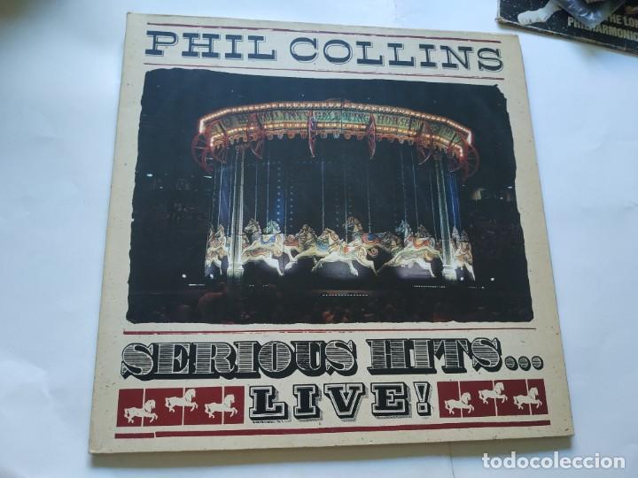 Discos de vinilo: Phil Collins Face value - Serious Hits...Live! - but seriously - Foto 4