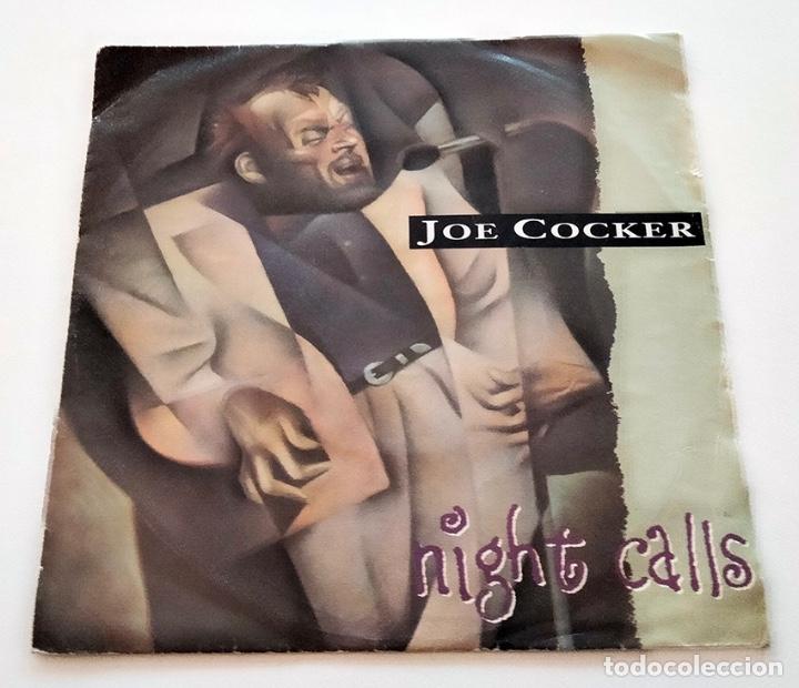 Discos de vinilo: VINILO SINGLE DE JOE COCKER. NIGHT CALLS. 1991. - Foto 1
