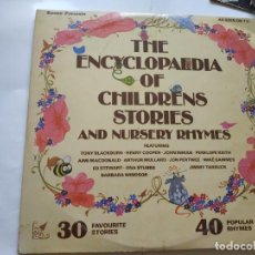 Discos de vinilo: THE ENCYCLOPAEDIA OF CHILDREN'S STORIES & NURSERY RHYMES. Lote 303391208